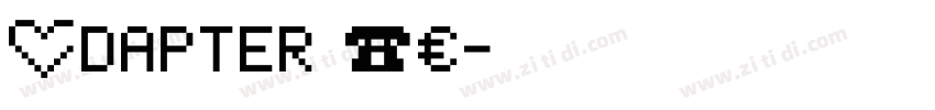 Adapter PE字体转换
